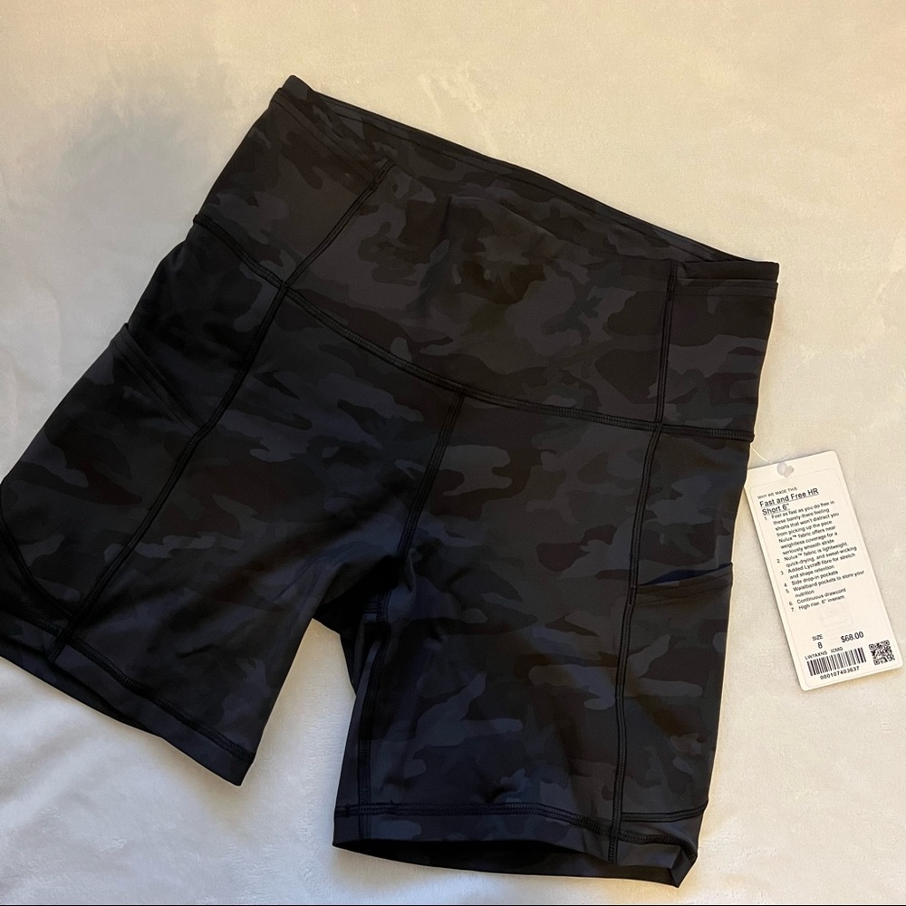 Lululemon fast and free HR short 6”